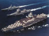 Enterprise, Long Beach, Bainbridge, Atomgetriebenes Geschwader während der Weltumrundung