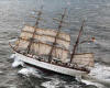 Gorch Fock in Aktion